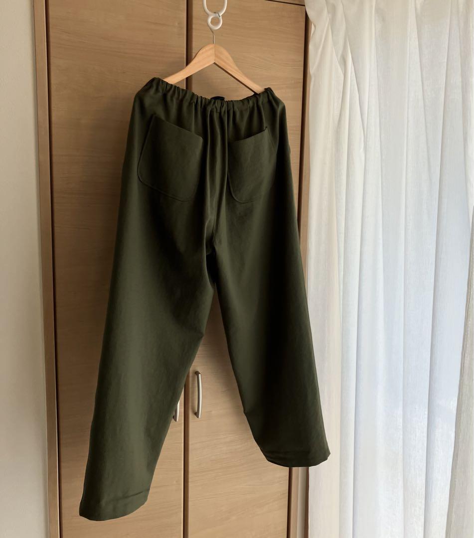 SUNSET MOSSA WOOL WIDE SAROUEL SLACKS