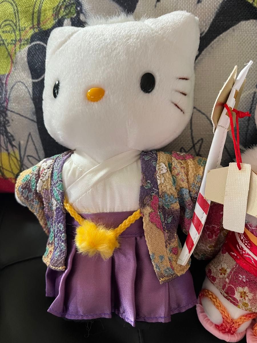 レア【非売品】ハローキティ ダニエル 和服 お正月 ぬいぐるみ セット