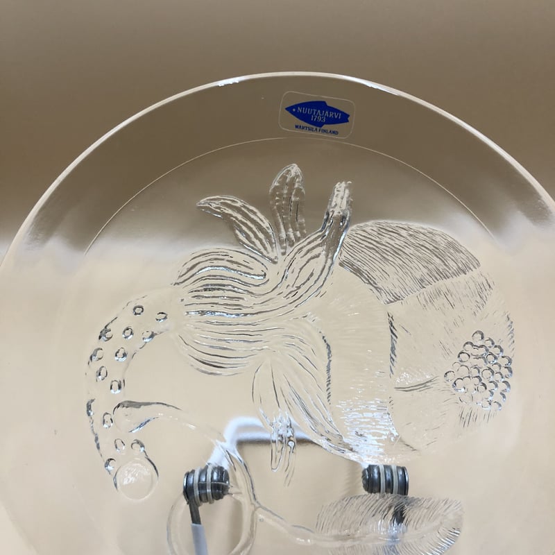 希少 ヌータヤルヴィ Nuutajarvi ヴィンテージ コンポート ガラス器