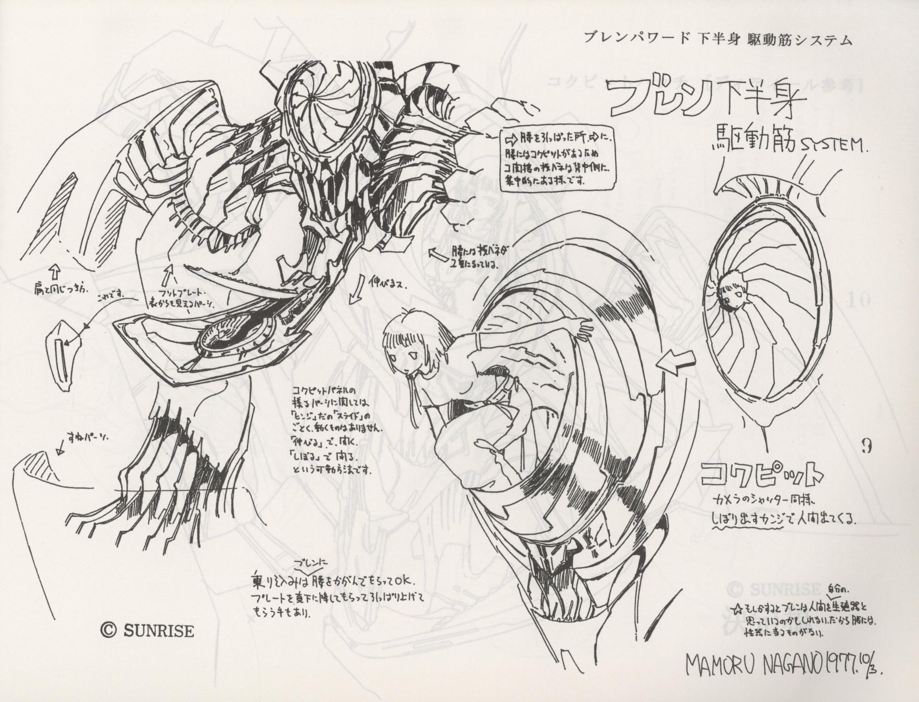 Zセル画 ブレンパワード（背景付） 其の10 アニメ ブレンパワード セル
