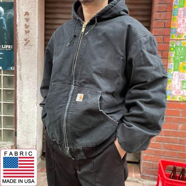 carhartt J140 アクティブジャケット | 黒色 XL-R - 札幌 ビンテージ