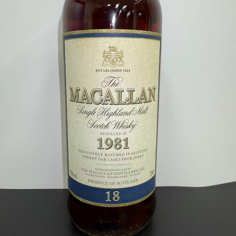 ☆*☆様 マッカラン The Macallan 1981 18年 700ml ザ・マッカラン 18