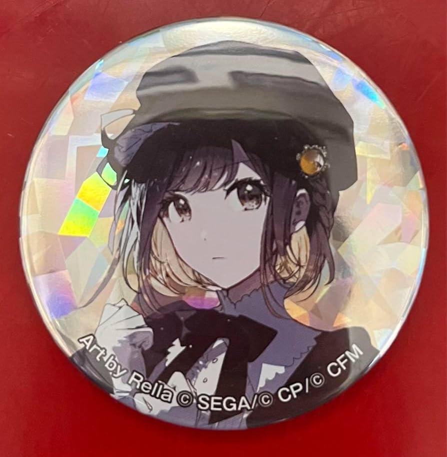 プロセカ 東雲絵名 缶バッジ 8B 金魚 予約商品】グリッター缶バッジ