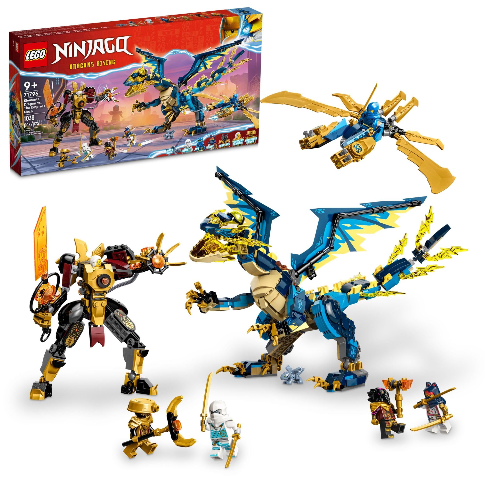 Amazon.co.jp: LEGO NINJAGO Elemental Dragon vs. The Empress Mech
