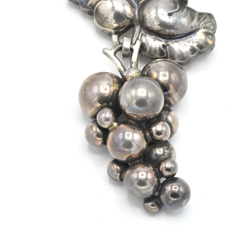 ブローチ ジョージジェンセン GEORG JENSEN 217B ぶどう 葡萄 ピン