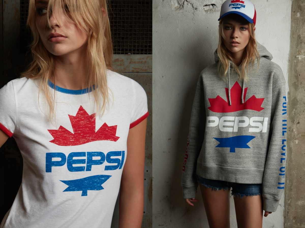 意外なコラボレーションに視線集中！ ペプシ × ディースクエアード