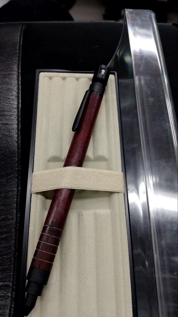 マーベラスウッド　シャープペンシル　マットブラック　パープルギジー　EX マーベラスウッド シャープペンシル マットブラック パープルギジー EX