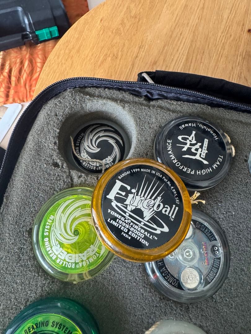 ヨメガハイパーヨーヨー26個セットメンテグリスケース付き世界大会モデル多数。