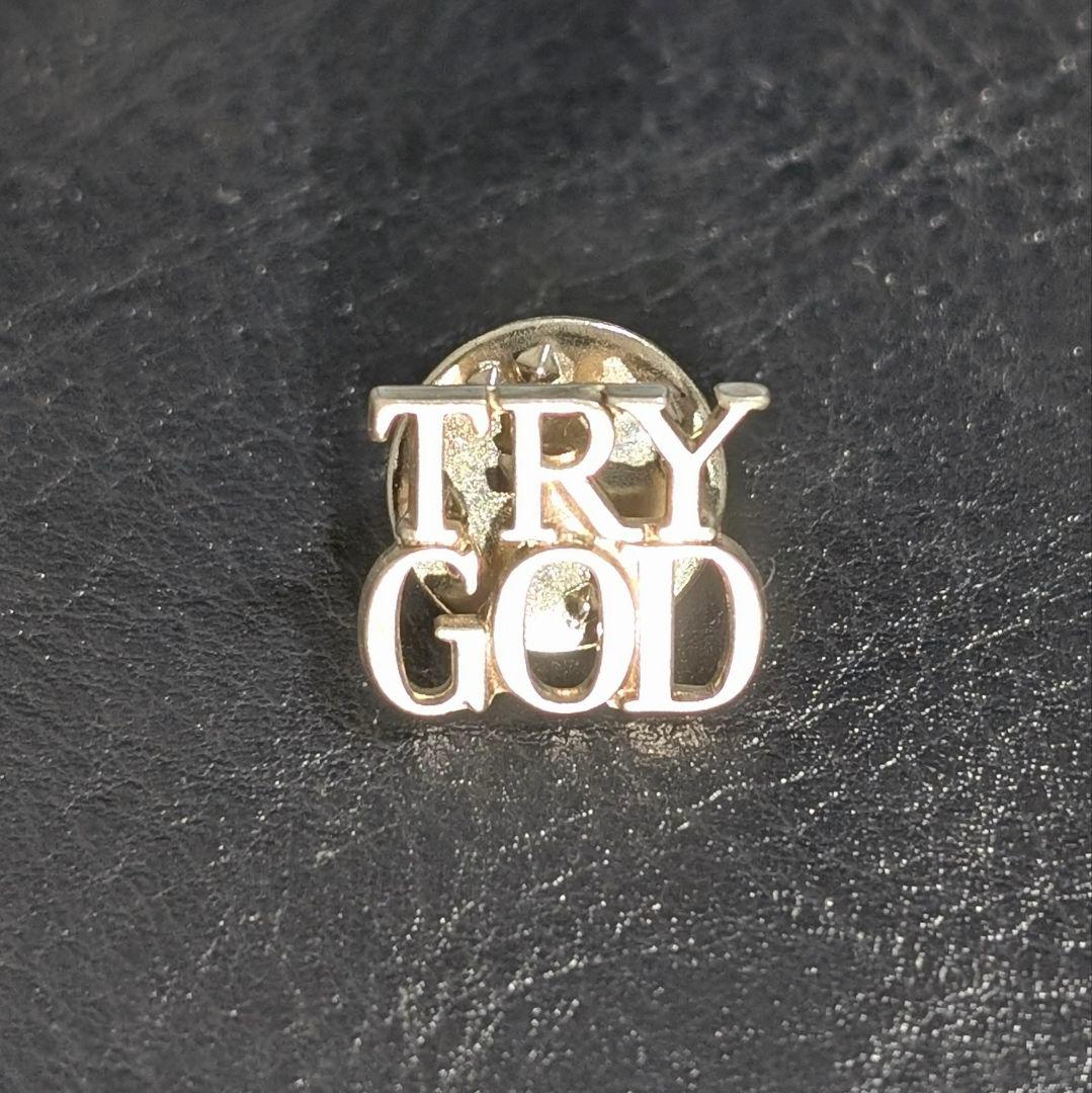 TIFFANY TRY GOD ピンバッジ silver ティファニー