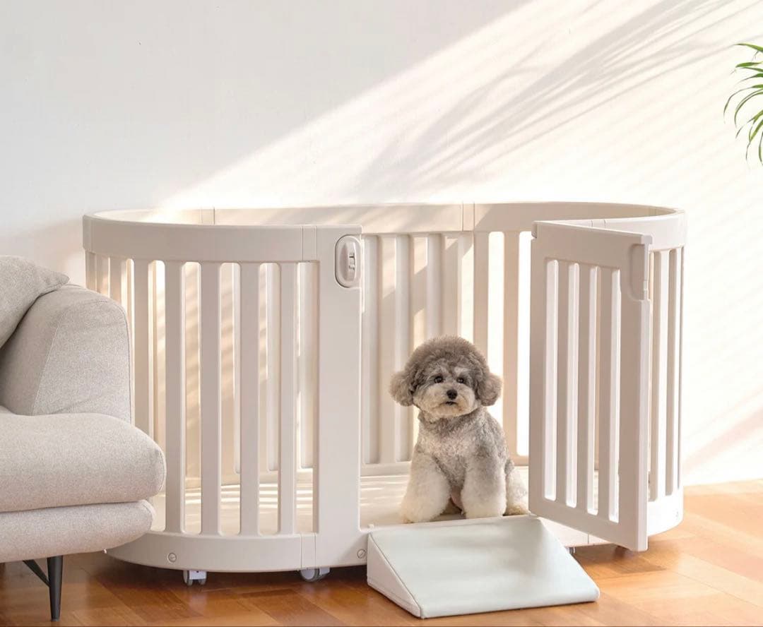 おしゃれなペットサークル＋マルチバスケット付き（バーチベージュ） 楽天市場】＼レビュープレゼント中／ペットサークル ドア付き ペット