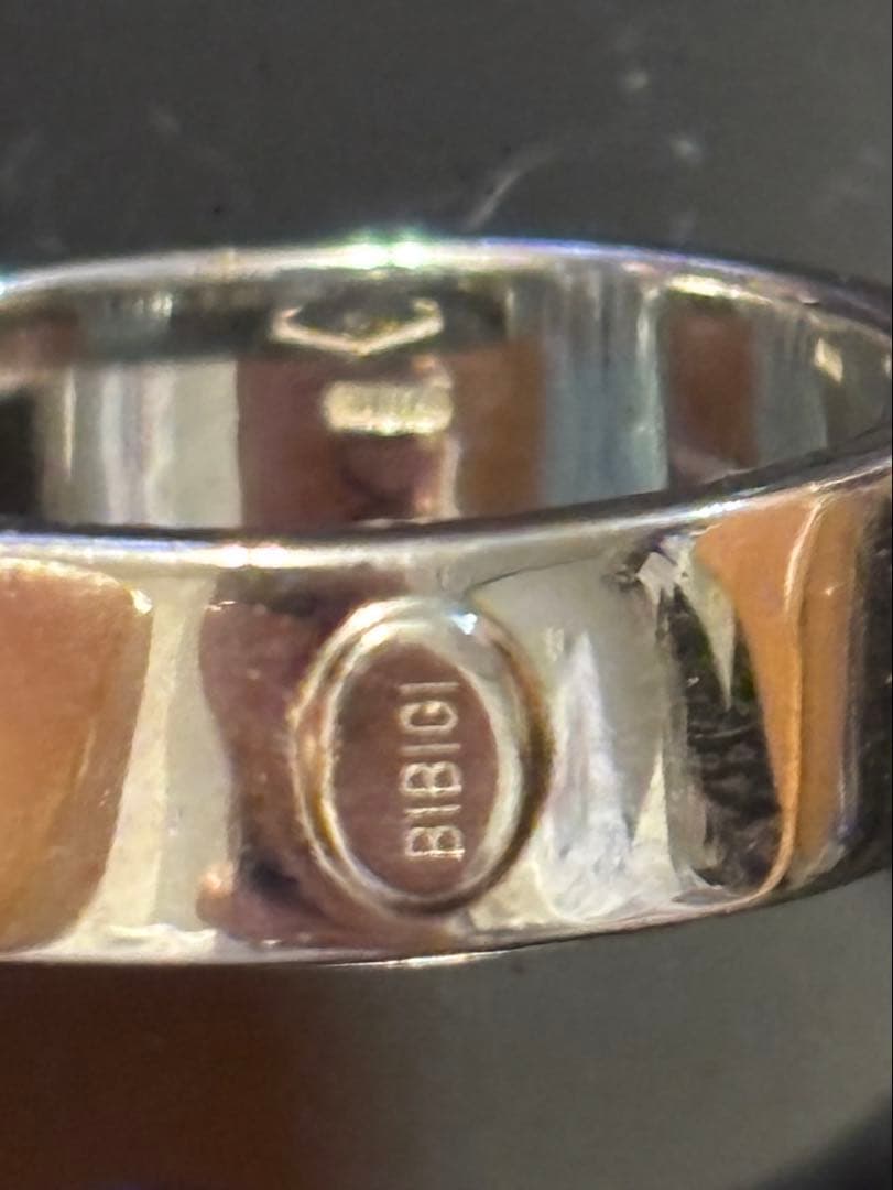 トトロ　BIBIGI ホワイトゴールド 18金WG アクアマリン ダイヤ