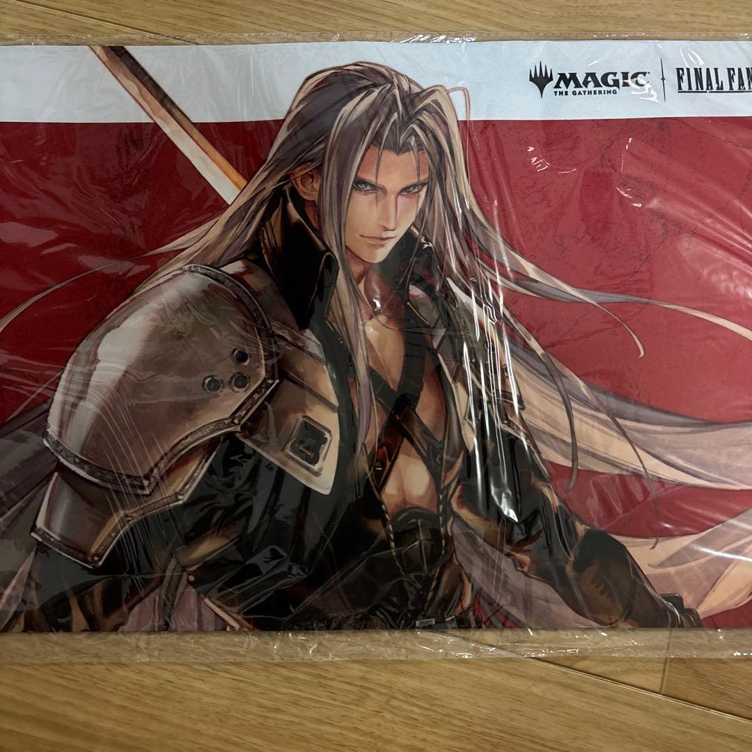 セフィロス　プレイマット MTG FFコラボ セフィロス プレイマット 未使用品 マジック：ザ