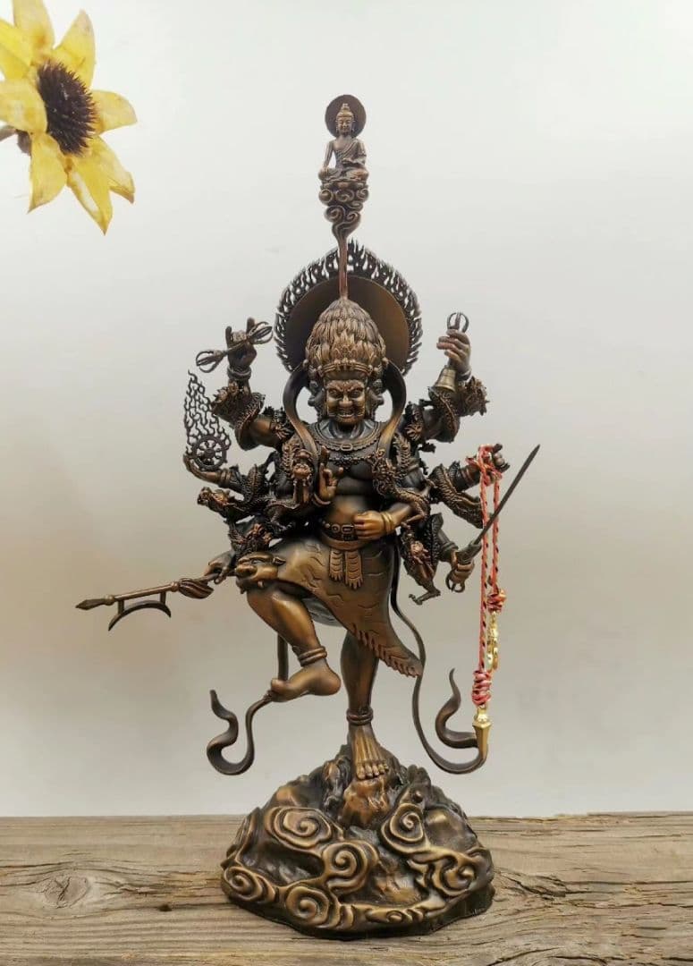 【修縁堂】密教仏像 明王像 烏枢沙摩明王 秽跡金剛 ふるいにかける版 古美術品 修縁堂】密教仏像 明王像 烏枢沙摩明王 秽跡金剛 ふるいにかける版 古