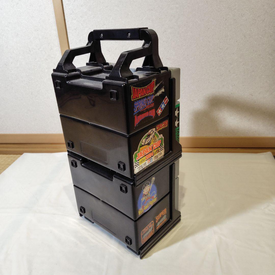 ミニ四駆　ポータブルピット　Be-1　クリアーボディ　アバンテ　引退セット